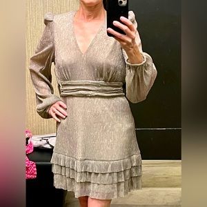 Occasion dress. Florete Studios. Small. Shimmery Gold/Tan color